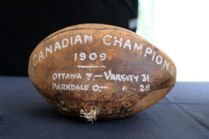 1909 Grey Cup Game Ball